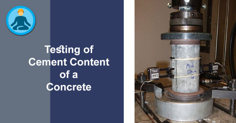 Testing for Cement Content of a Concrete – The Civil Sutras